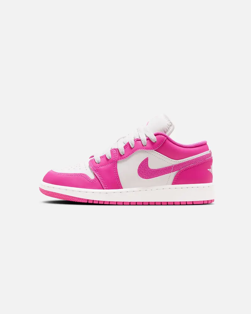 Jordan Kids' Air Jordan 1 Low (Gs) Fire Pink/Iris Whisper White 1