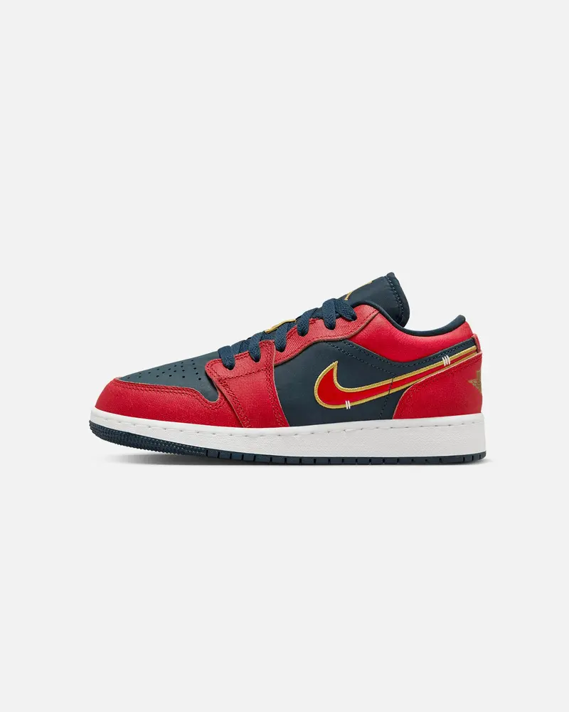Jordan Kids' Air Jordan 1 Low Se (Gs) Armoury Navy/Gold/Red 1