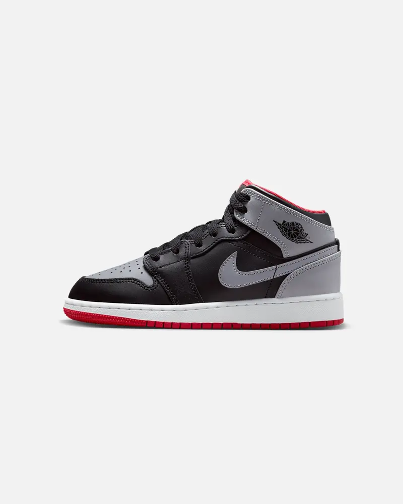 Jordan Kids' Air Jordan 1 Mid (Gs) Black/Cement Grey 1
