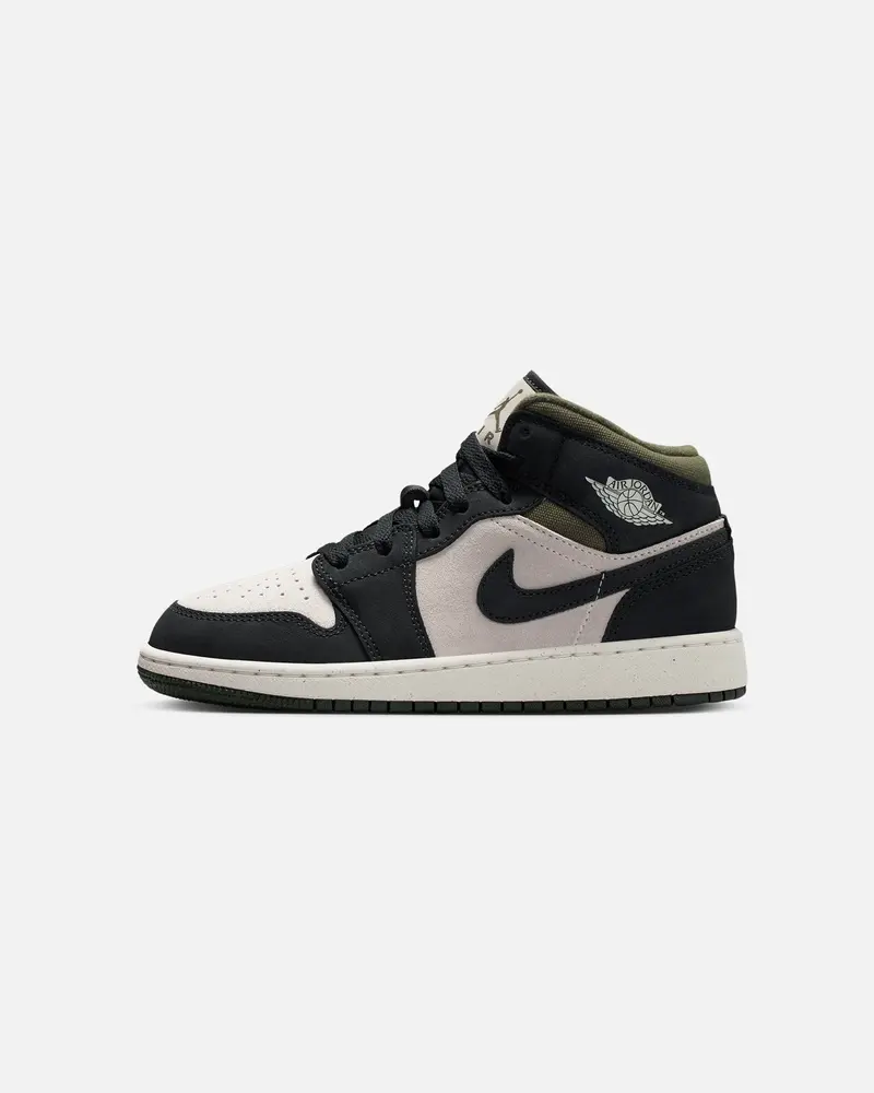 Jordan Kids' Air Jordan 1 Mid (Gs) Lt Orewood Brown 1