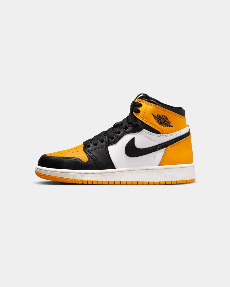 Jordan Kids' Air Jordan 1 Retro Hi Og (Gs) "Yellow Toe" Taxi/Black-Sail 1