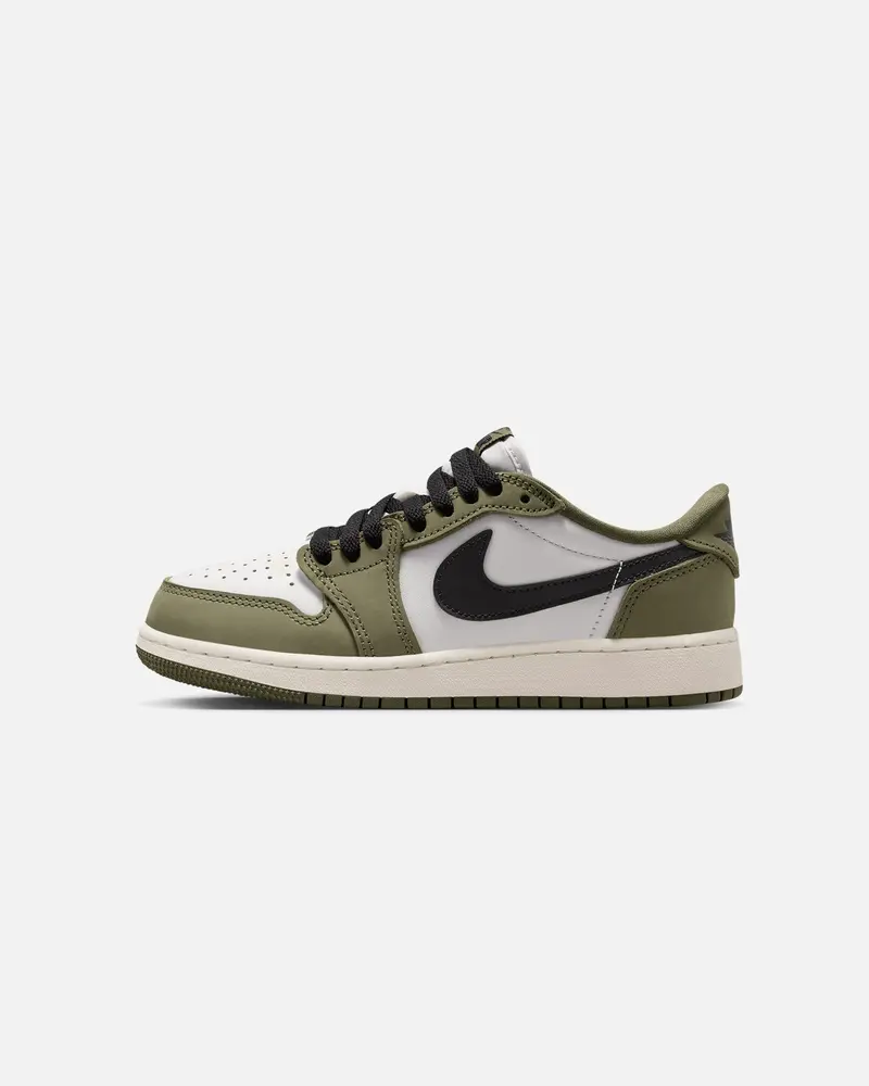 Jordan Kids' Air Jordan 1 Retro Low "Medium Olive" (Gs) Medium Olive 1