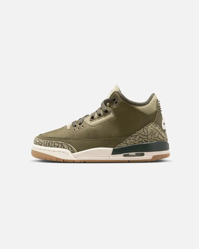 Jordan Kids' Air Jordan 3 Retro (Gs) Medium Olive 1