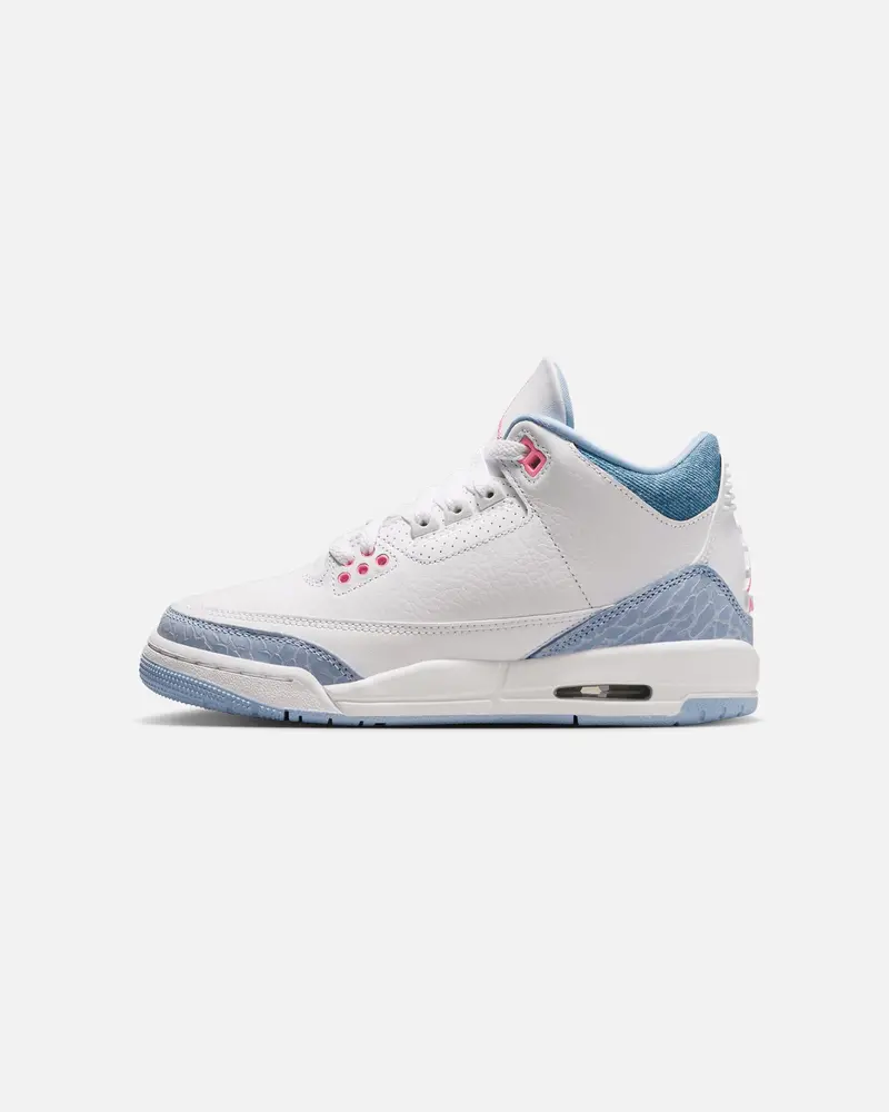 Jordan Kids' Air Jordan 3 Retro (Gs) White/Pink Glow 1