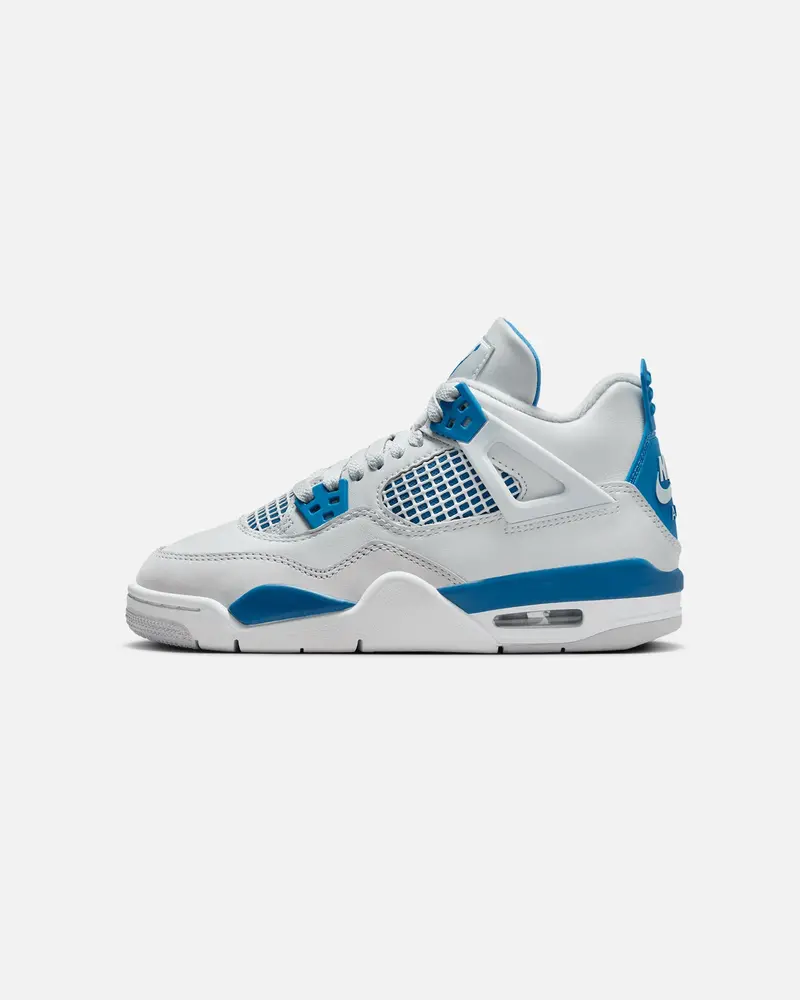 Jordan Kids' Air Jordan 4 Retro (Gs) "Industrial Blue" Off White/Industrial Blue 1