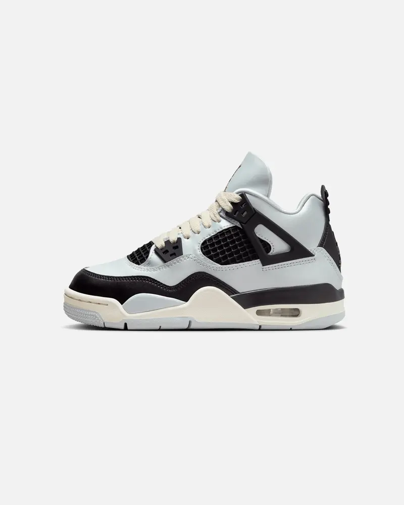 Jordan Kids' Air Jordan 4 Retro (Gs) 'Pure Platinum' Pure Platinum/Metallic Gold 1