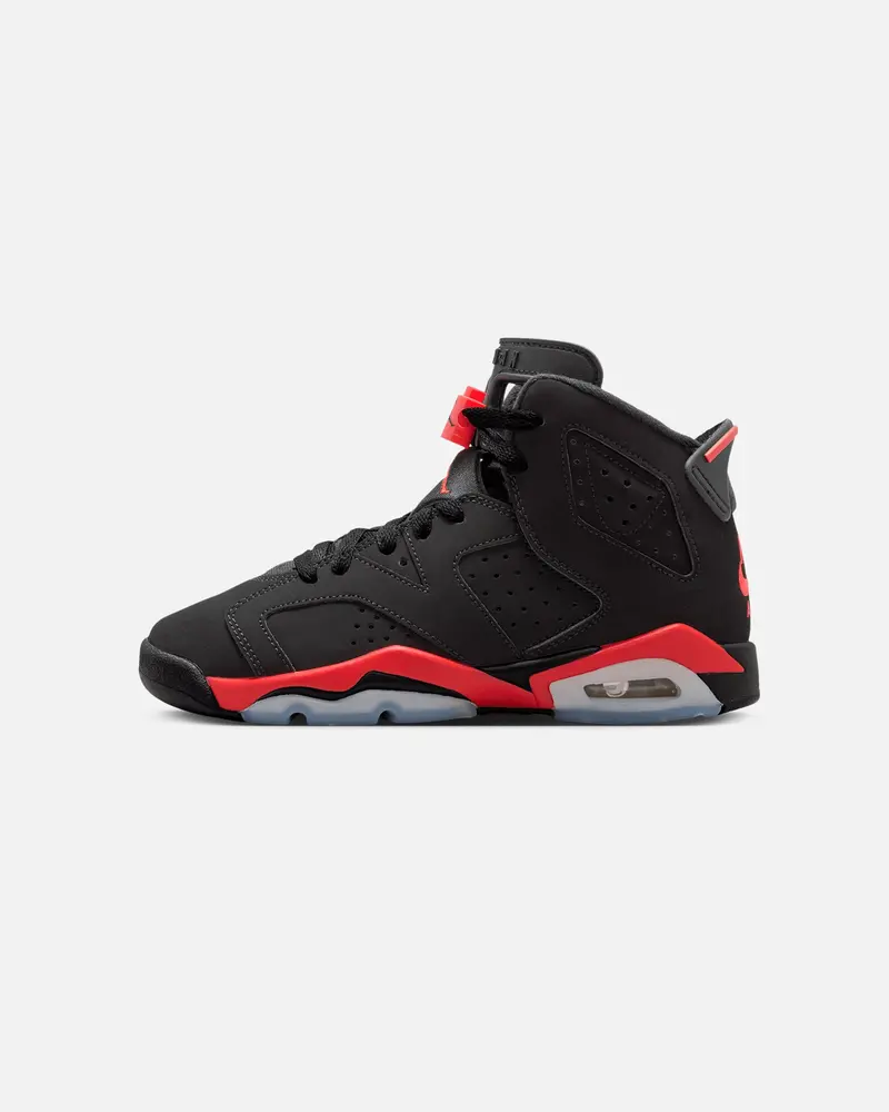 Jordan Kids' Air Jordan 6 Retro "Infrared Salesman" (Gs) Black/Lt Crimson 1