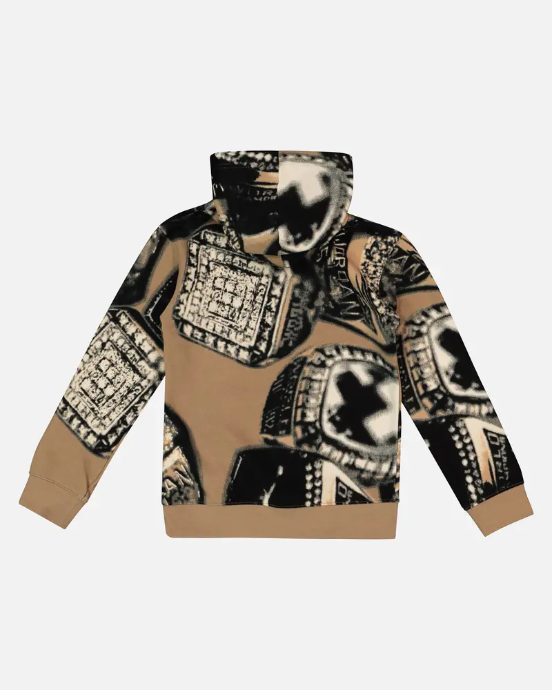 Jordan Kids' Jumpman Mvp Pullover Hoodie Camo 1