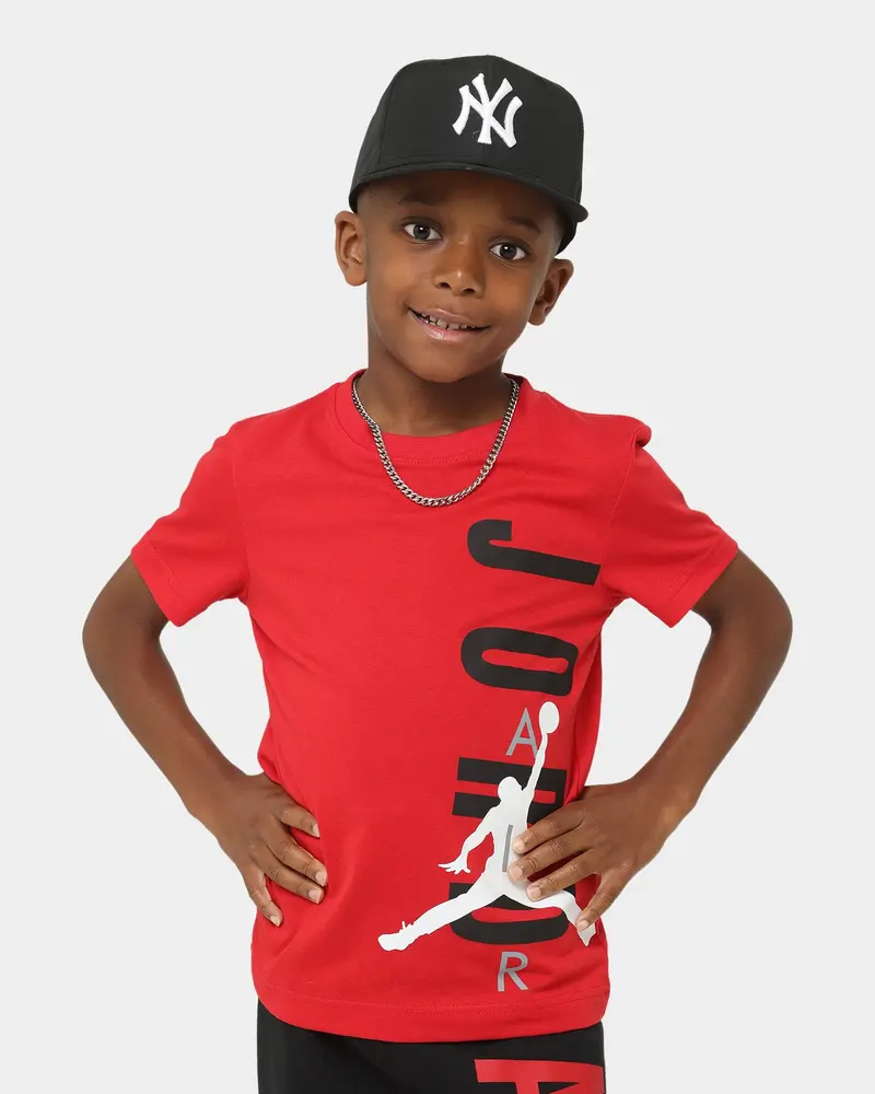 Jordan Kids' Line Up T-Shirt & Pants Set Black 1