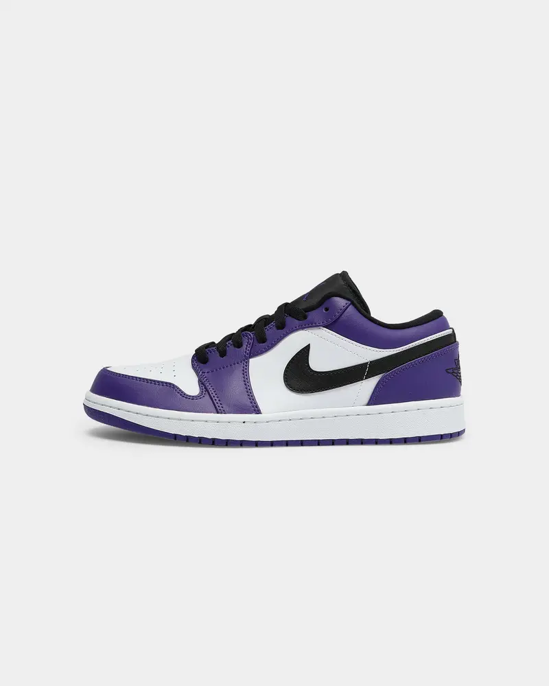 Jordan Men's Air Jordan 1 Low "Court Purple" Purple/Black/White 1