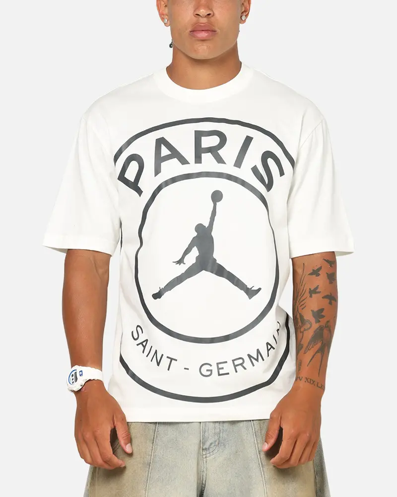 Jordan Paris Saint-Germain Logo T-Shirt Sail 1