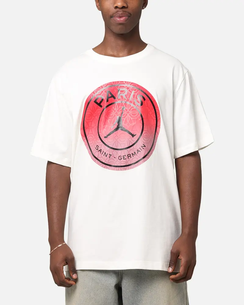 Jordan Paris Saint-Germain Logo T-Shirt Sail 1