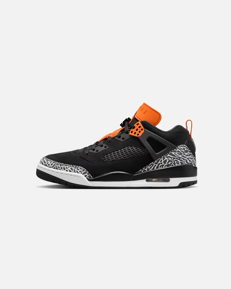Jordan Spizike Low Black/Black-Starfish/White 1