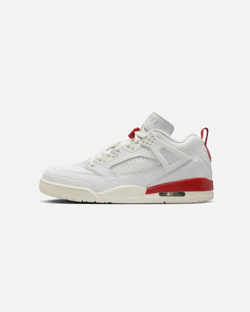 Jordan Spizike Low "El Vuelo" Summit White/Metallic Gold-Dragon Red 1