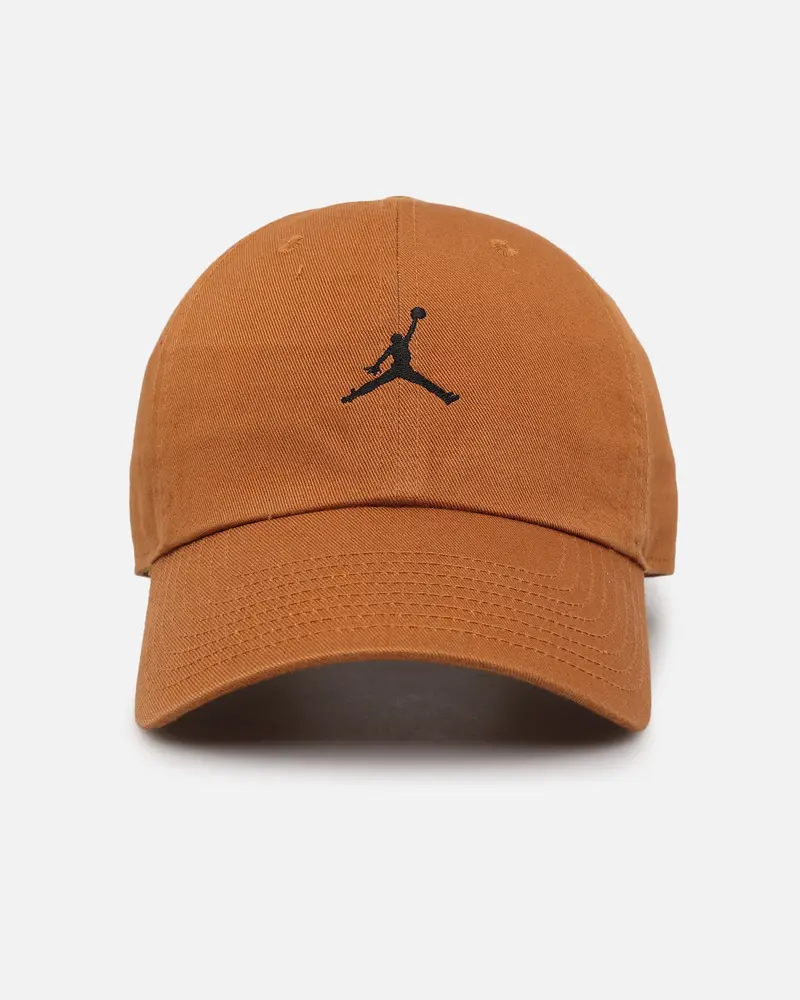 Jordan Unstructured Curved Bill Strapback Hat Desert Bronze/Black 1