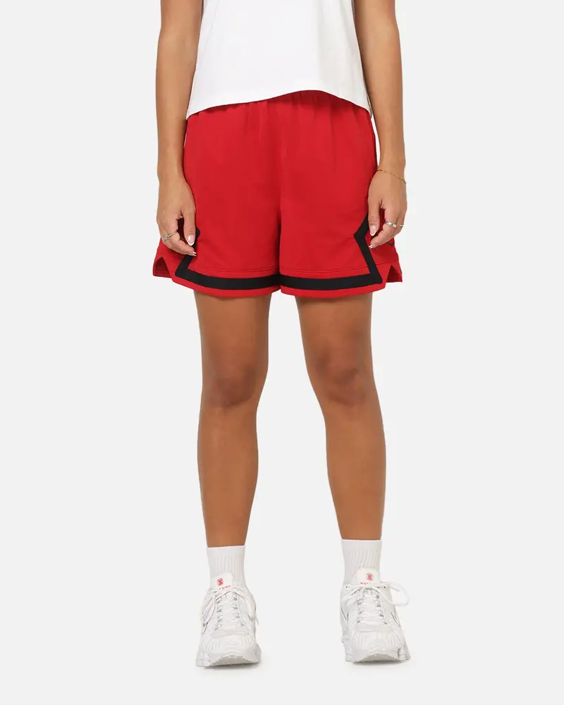 Jordan Women's 4" Diamond Shorts Gym Red/Black 1