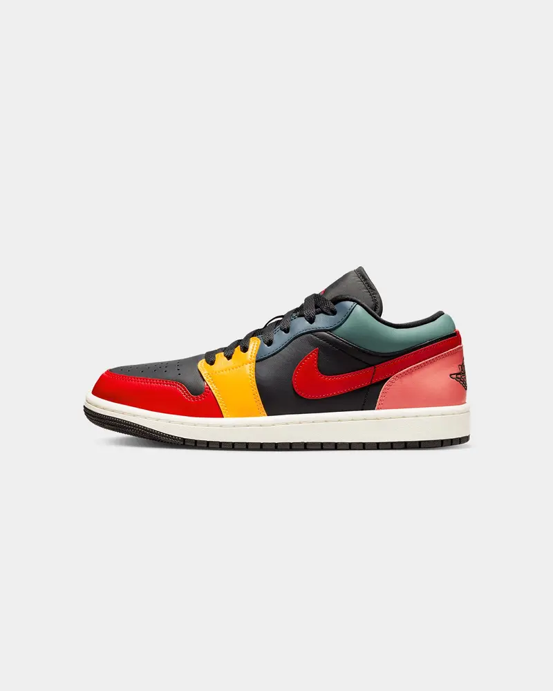 Jordan Women's Air Jordan 1 Low Se "Black Multi" Black/Fire Red 1