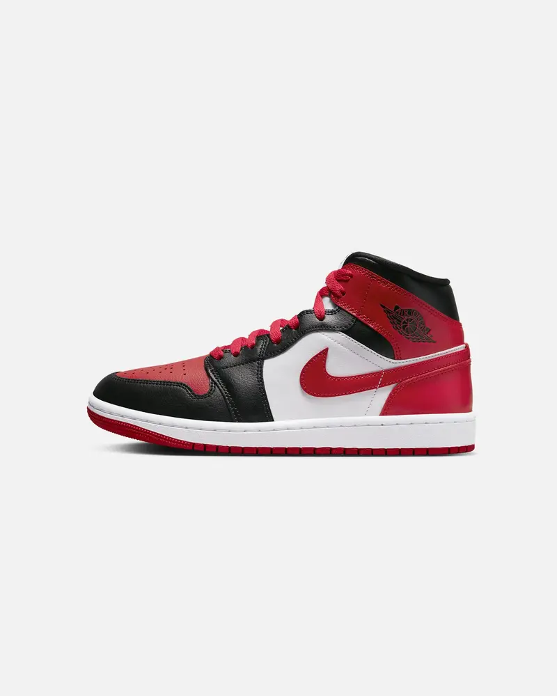 Jordan Women's Air Jordan 1 Mid Black/Gym Red 1