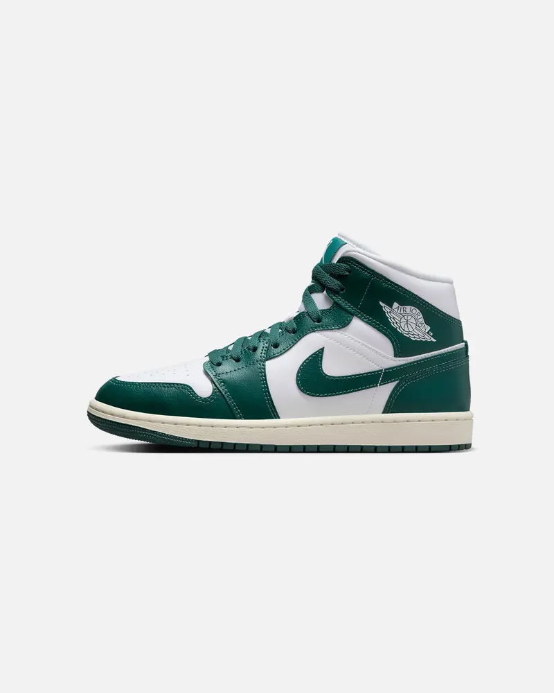 Jordan Women's Air Jordan 1 Mid "Oxidised Green" White/Oxidized Green 1