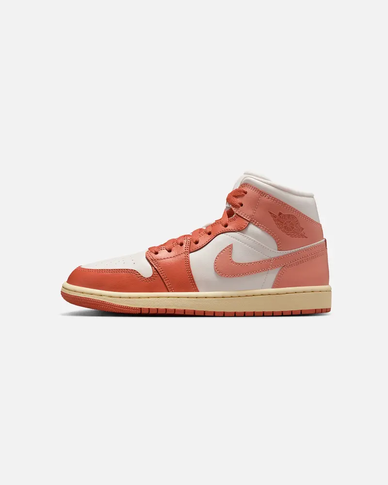 Jordan Women's Air Jordan 1 Mid Sail/Lt Madder Root 1