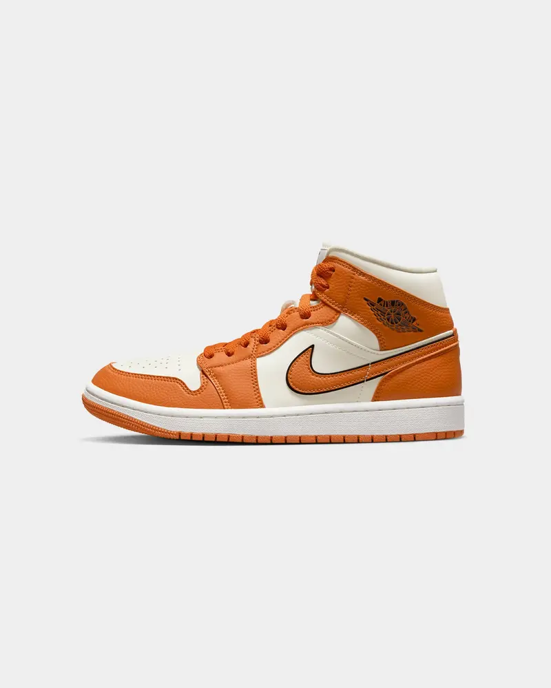 Jordan Women's Air Jordan 1 Mid Se "Sport Spice" Coconut Milk/Sport Spice-Black-Sail 1
