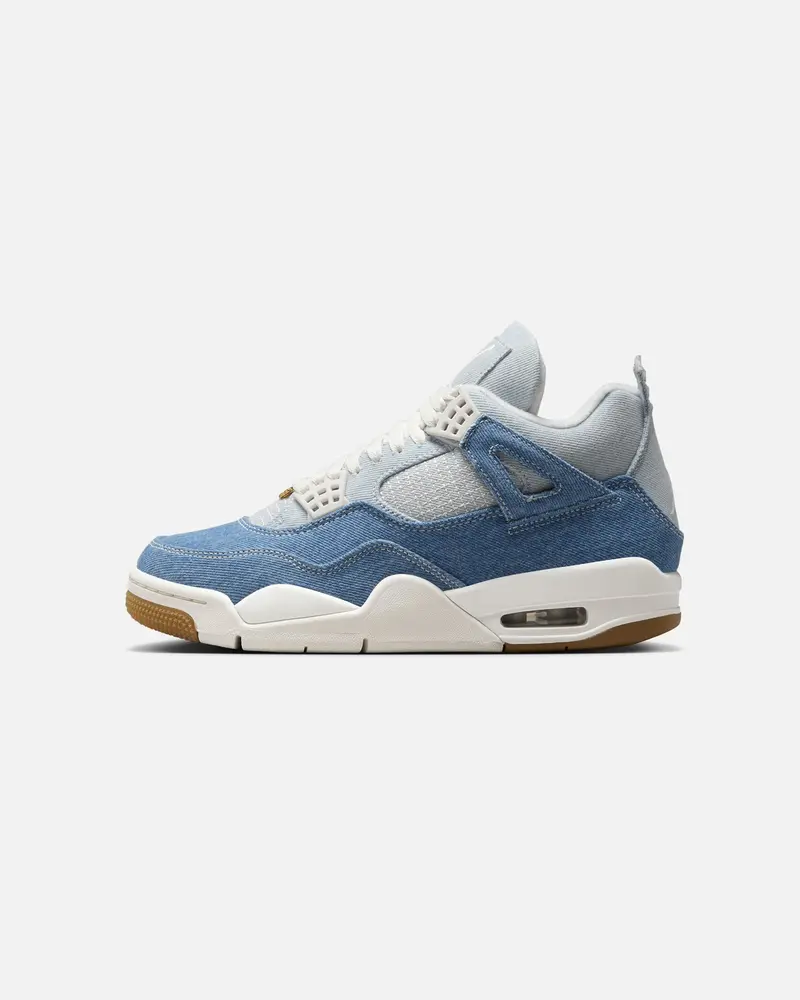Jordan Women's Air Jordan 4 Retro "Worn Blue Denim" Sail 1