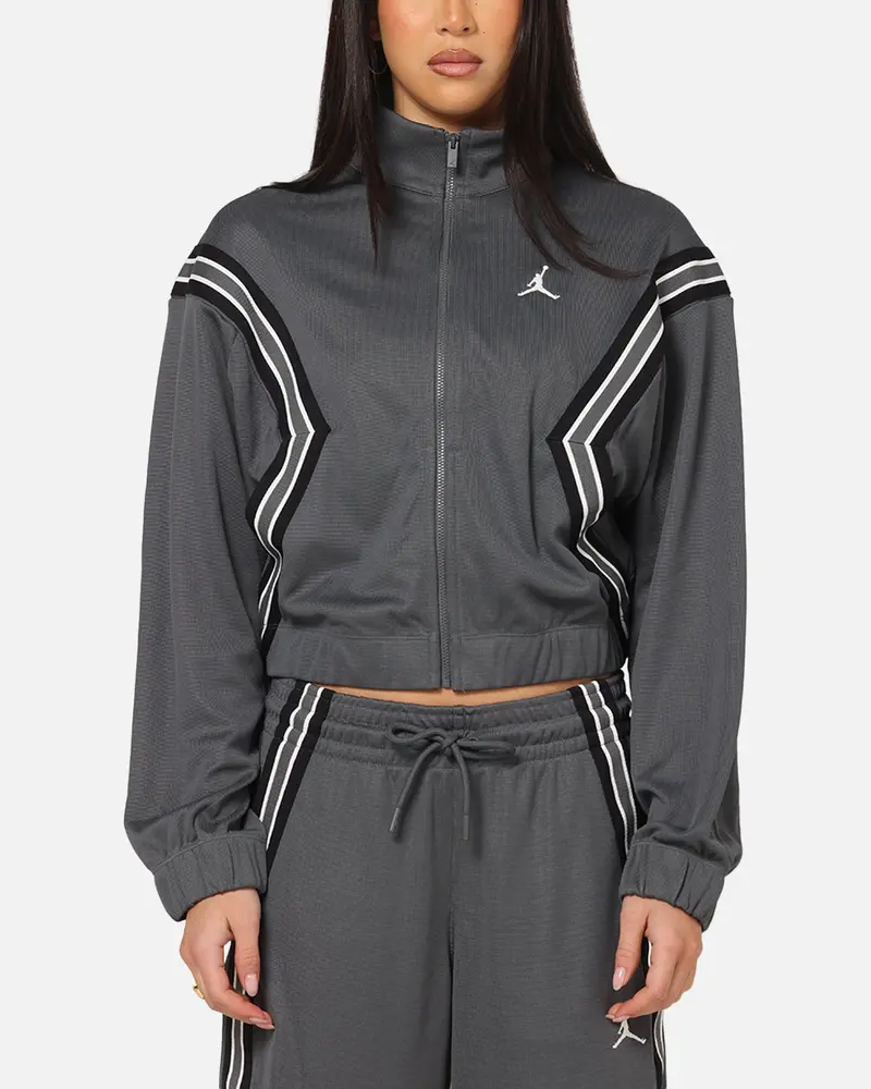 Jordan Women's Brooklyn Full-Zip Track Jacket Iron Grey 1