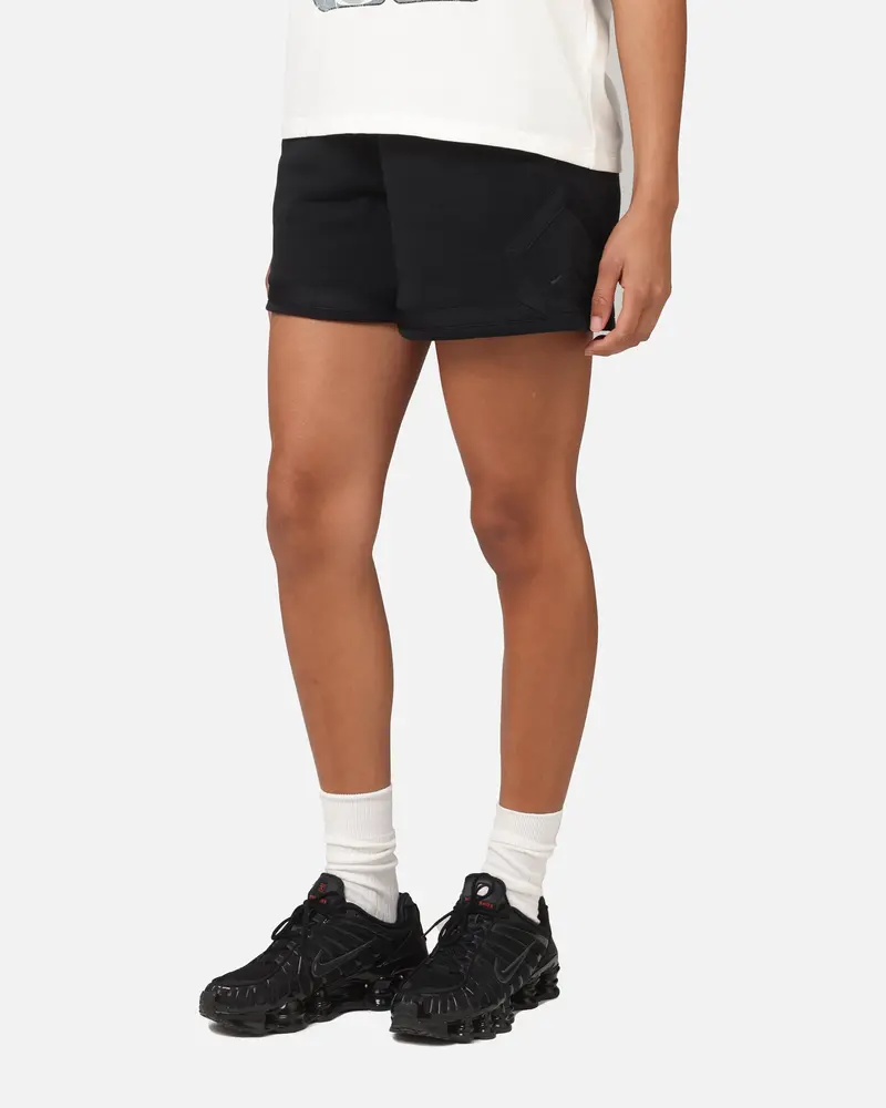 Jordan Women's Flight Fleece Diamond Shorts Midnight Navy 1