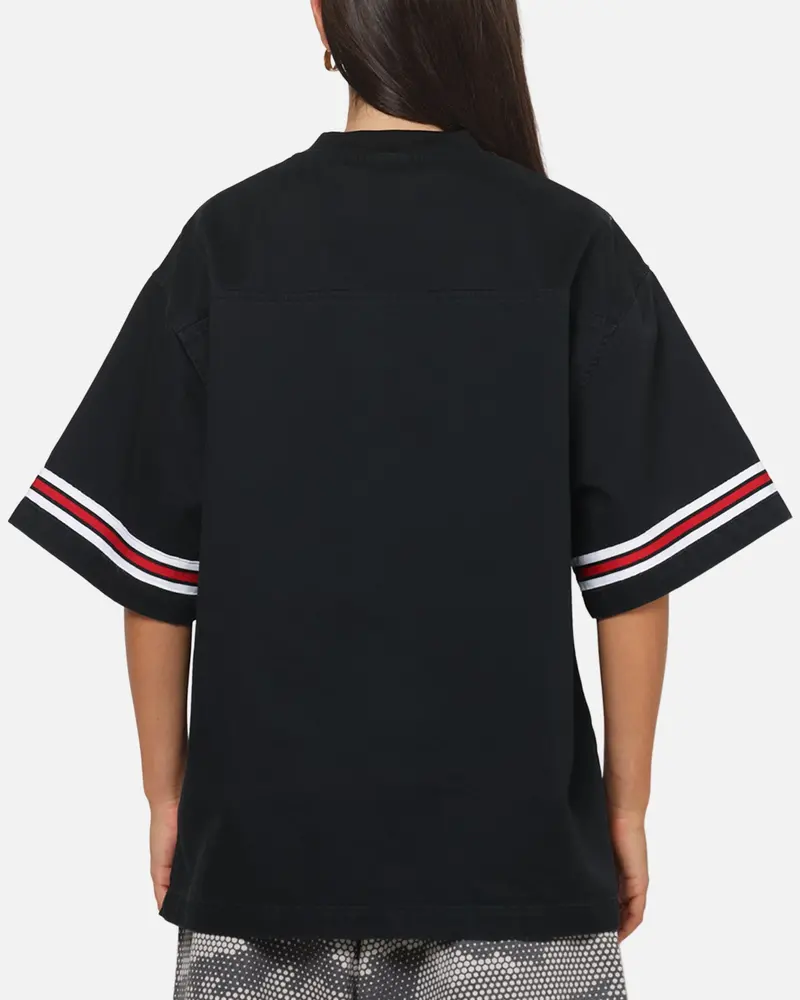 Jordan Women's Flight Woven Jersey Top Black 3