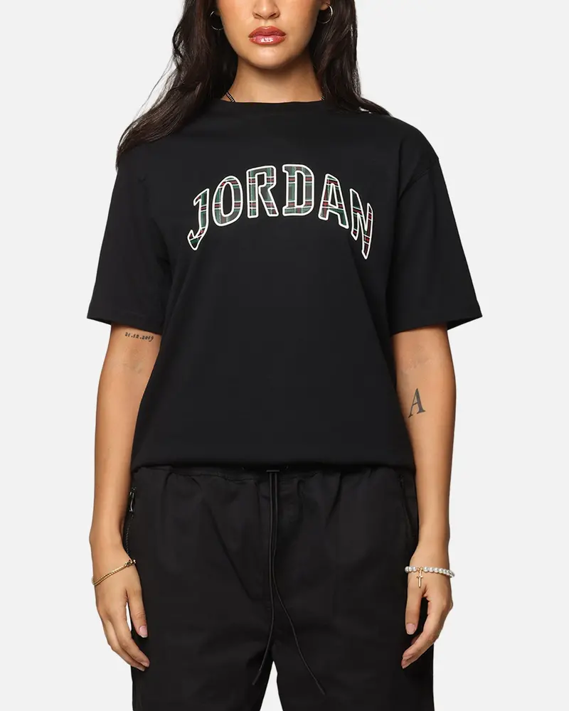 Jordan Women's Graphic T-Shirt Black/Varsity Red 1