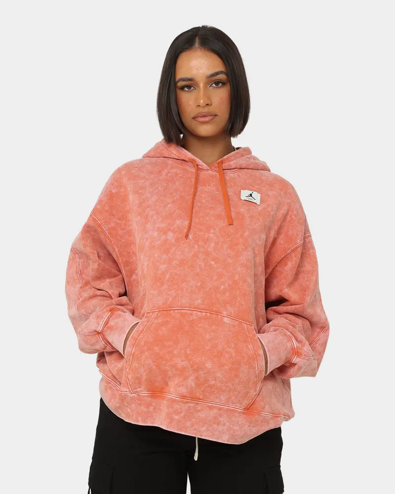 Jordan Women's Jordan Flight Fleece Washed Hoodie Light Sienna 1