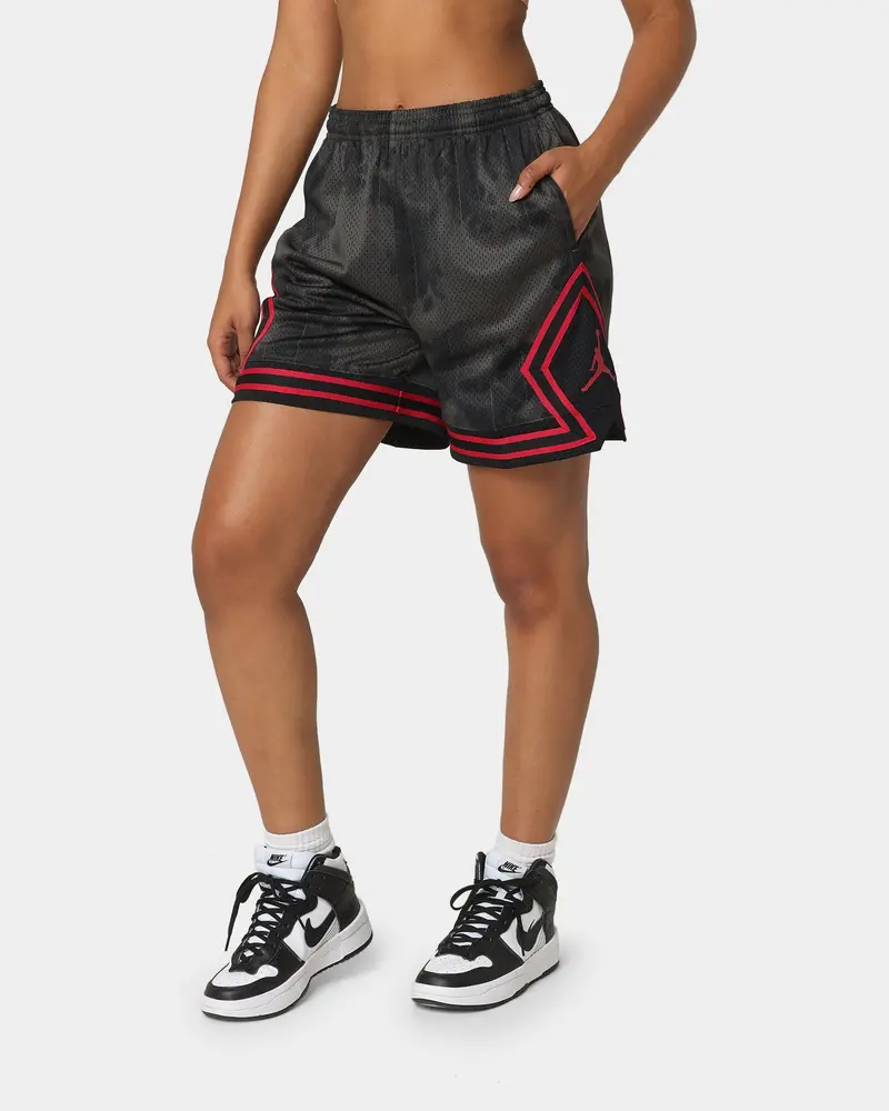Jordan Women's Jordan Heritage Diamond Core Shorts Black/Mystic Hi 1
