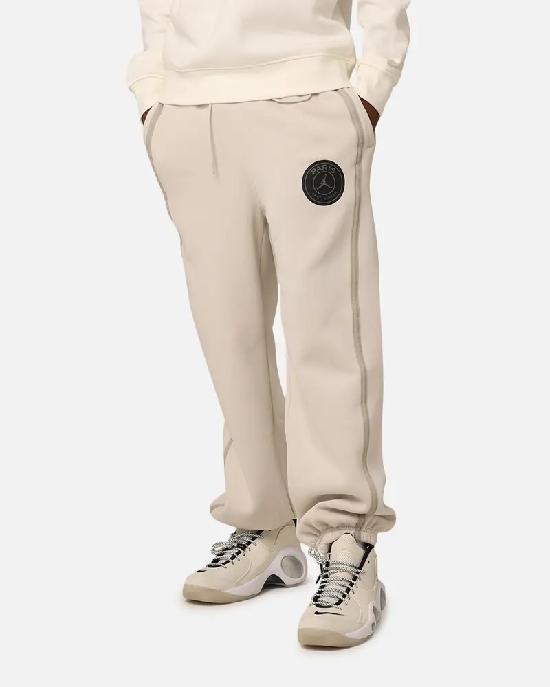 Jordan X Paris Saint-Germain Fleece Pants Light Bone/Black 1