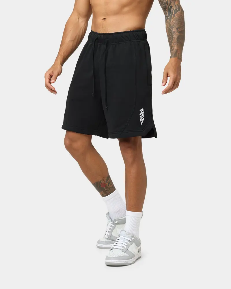 Jordan Zion Fleece Shorts Black 1