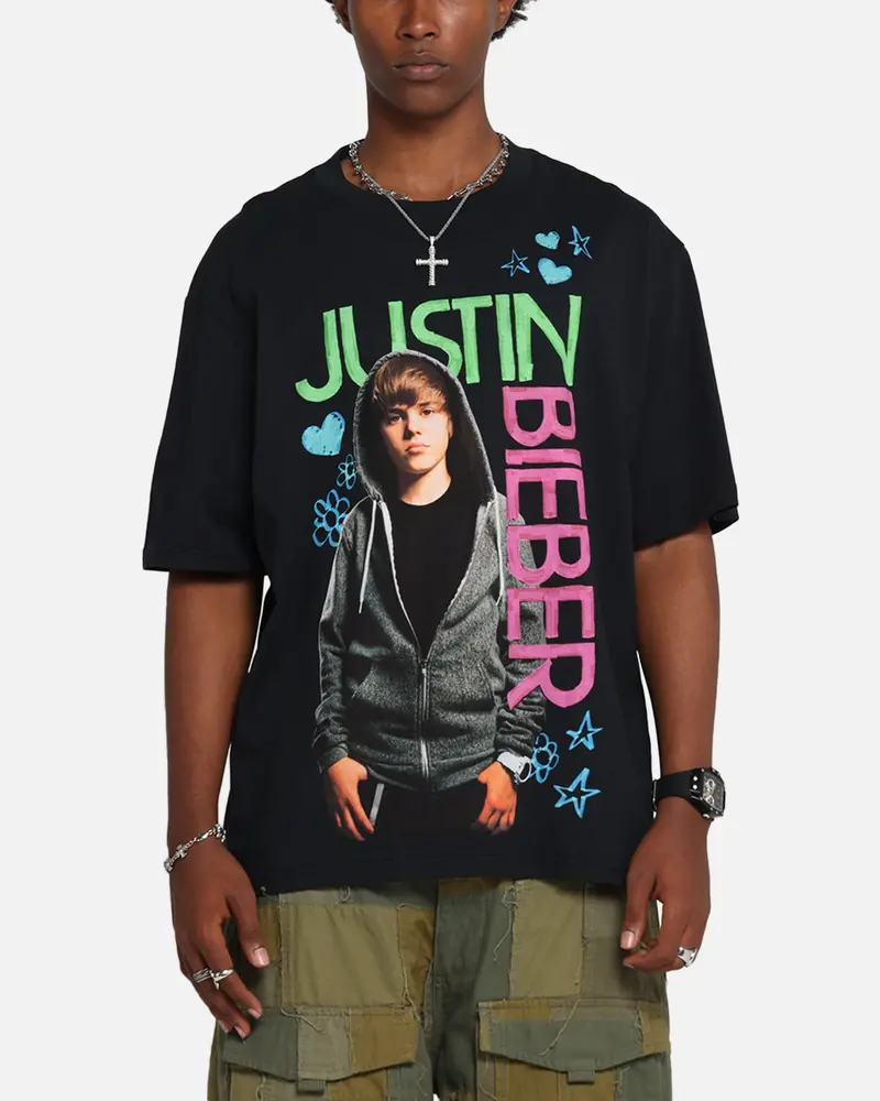 Justin Bieber Bieber T-Shirt Black 1