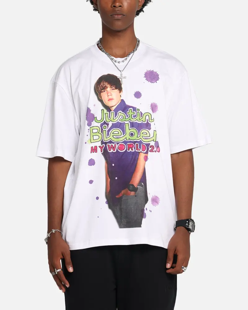 Justin Bieber My World T-Shirt White 1