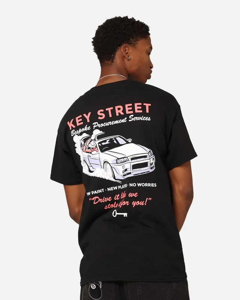 Key Street Bespoke T-Shirt Black 1