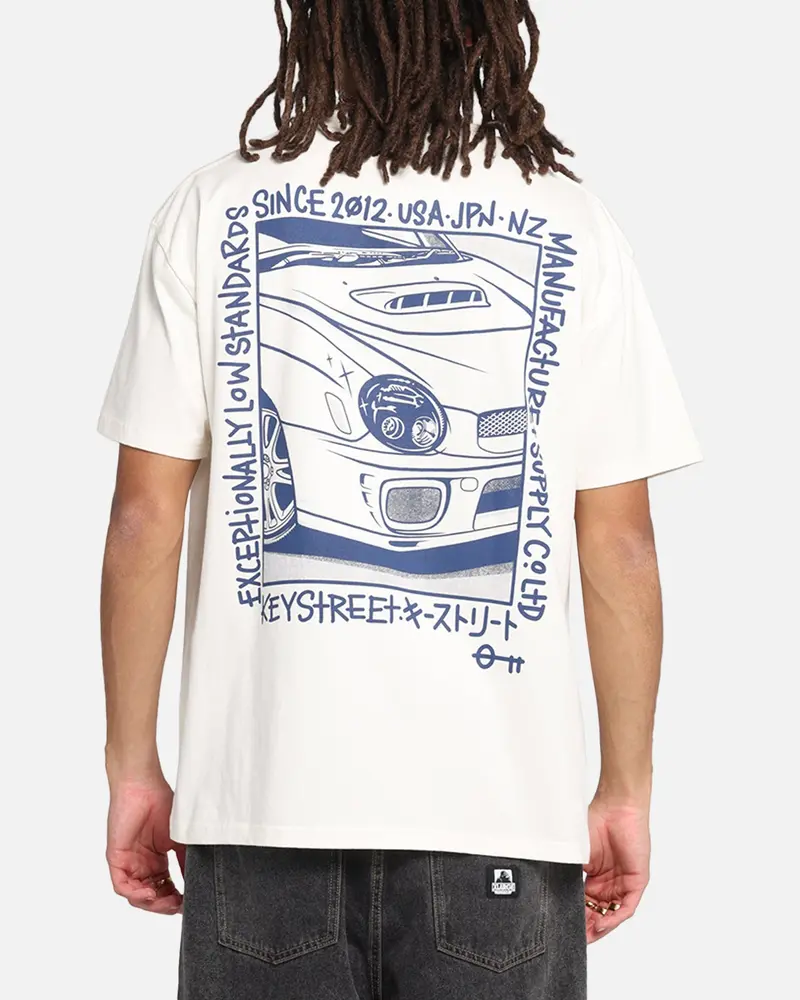 Key Street Halftone T-Shirt Off White 1
