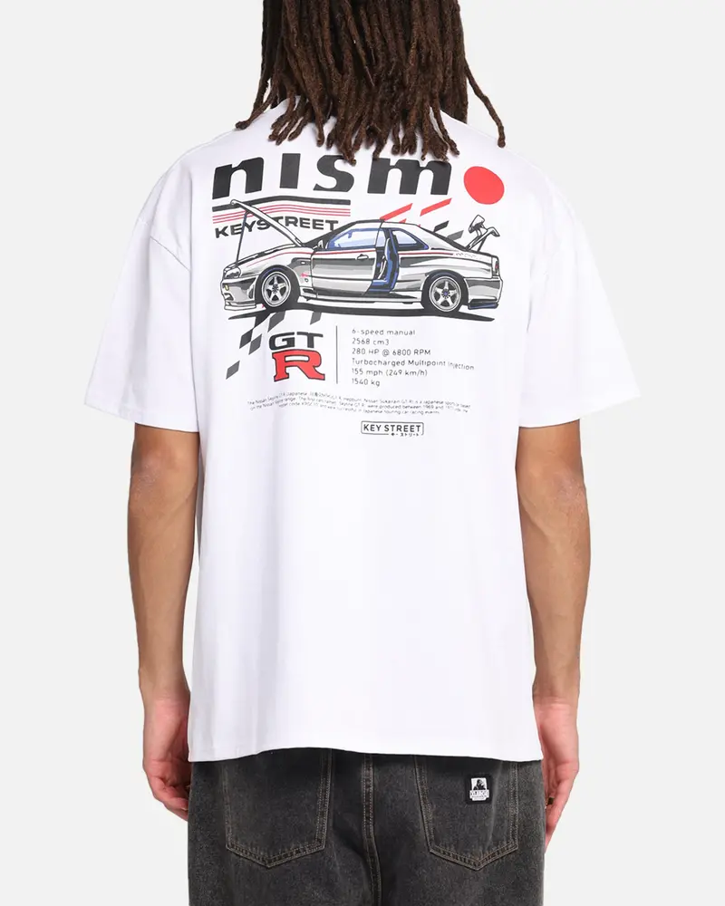 Key Street Nismo R34 Gtr T-Shirt White 1