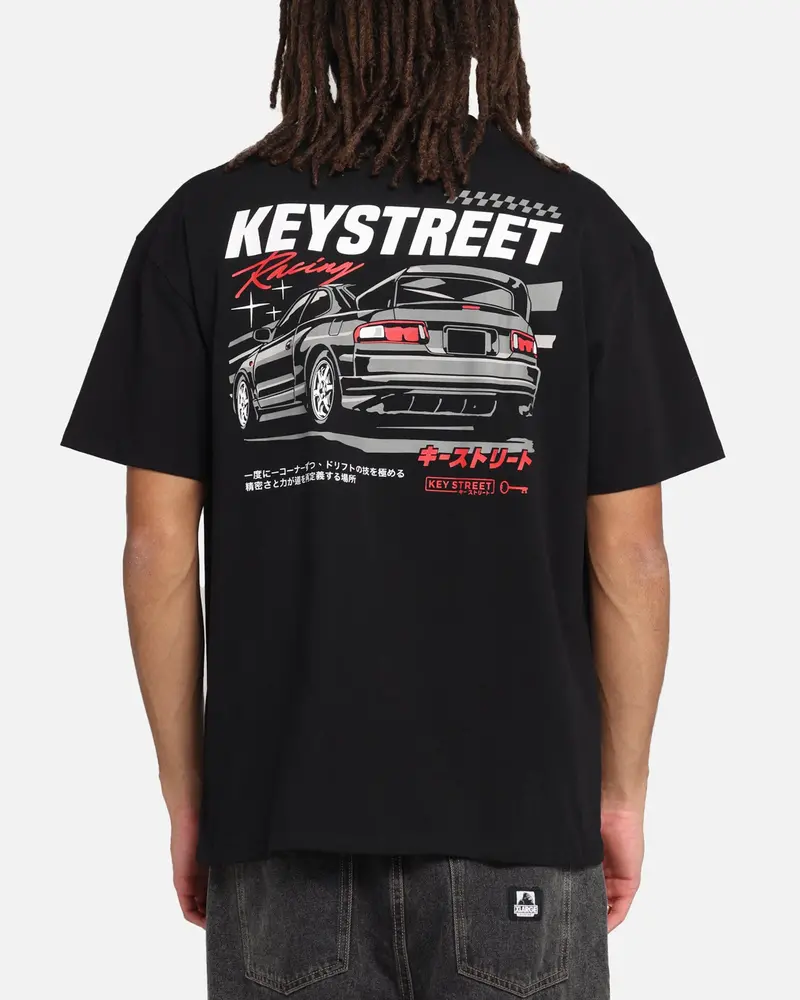 Key Street Racing T-Shirt Black 1