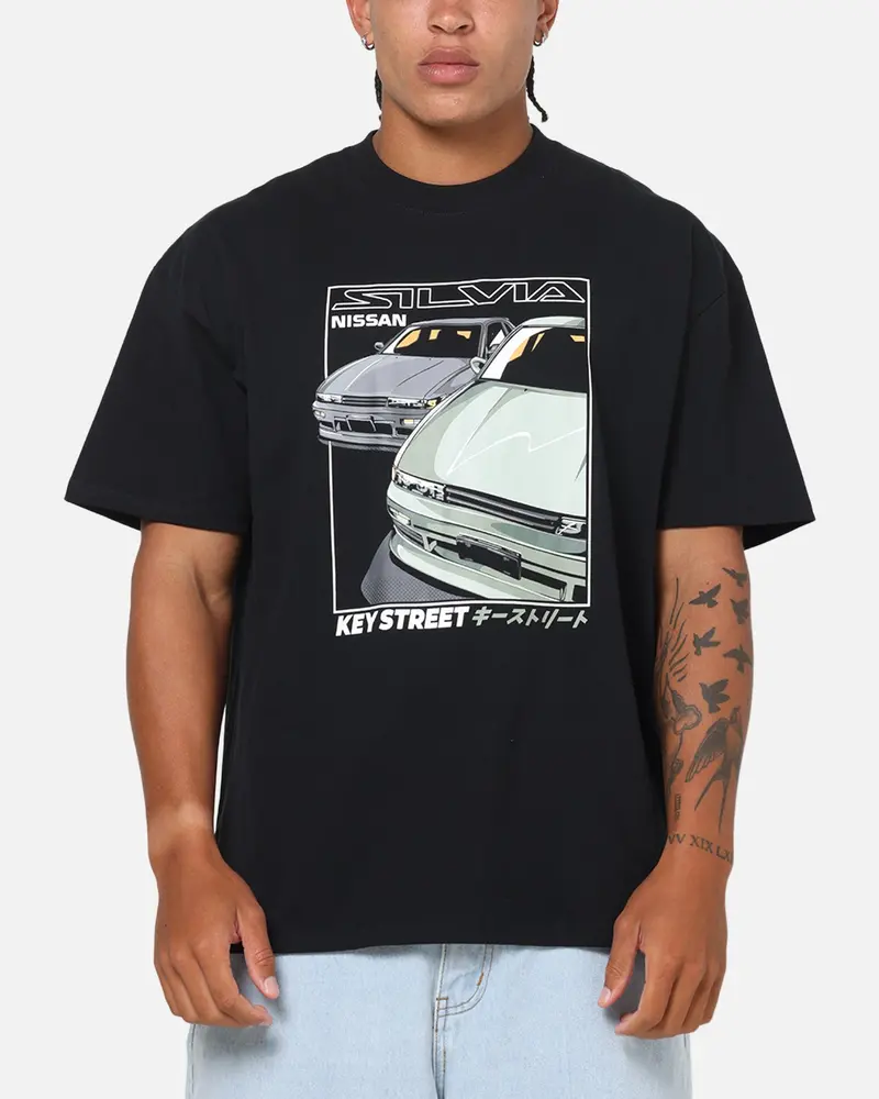 Key Street S13 T-Shirt Black 1
