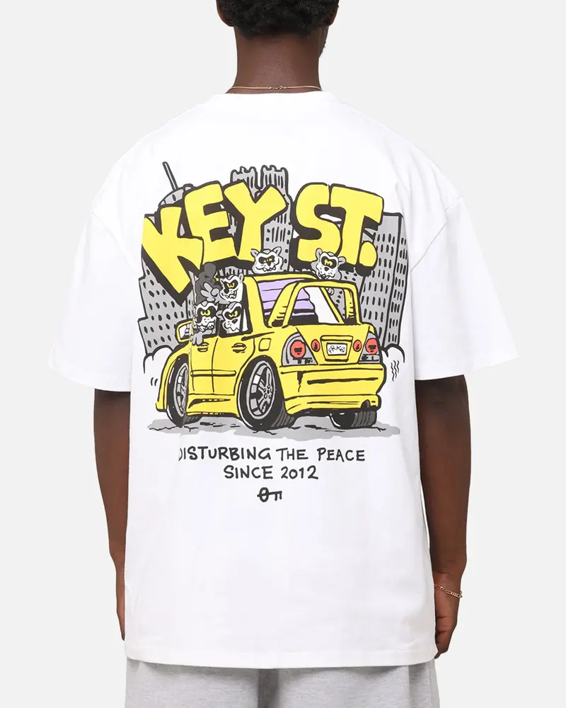 Key Street X Frko Racoons T-Shirt White 1