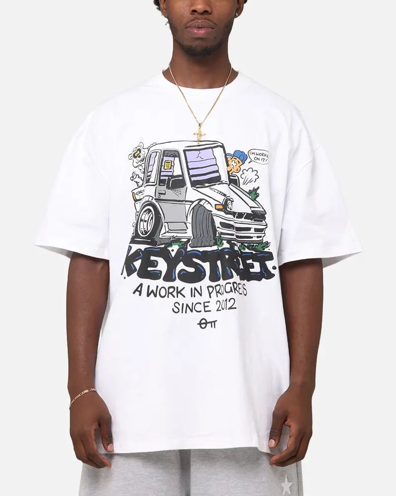 Key Street X Frko Wip T-Shirt White 1