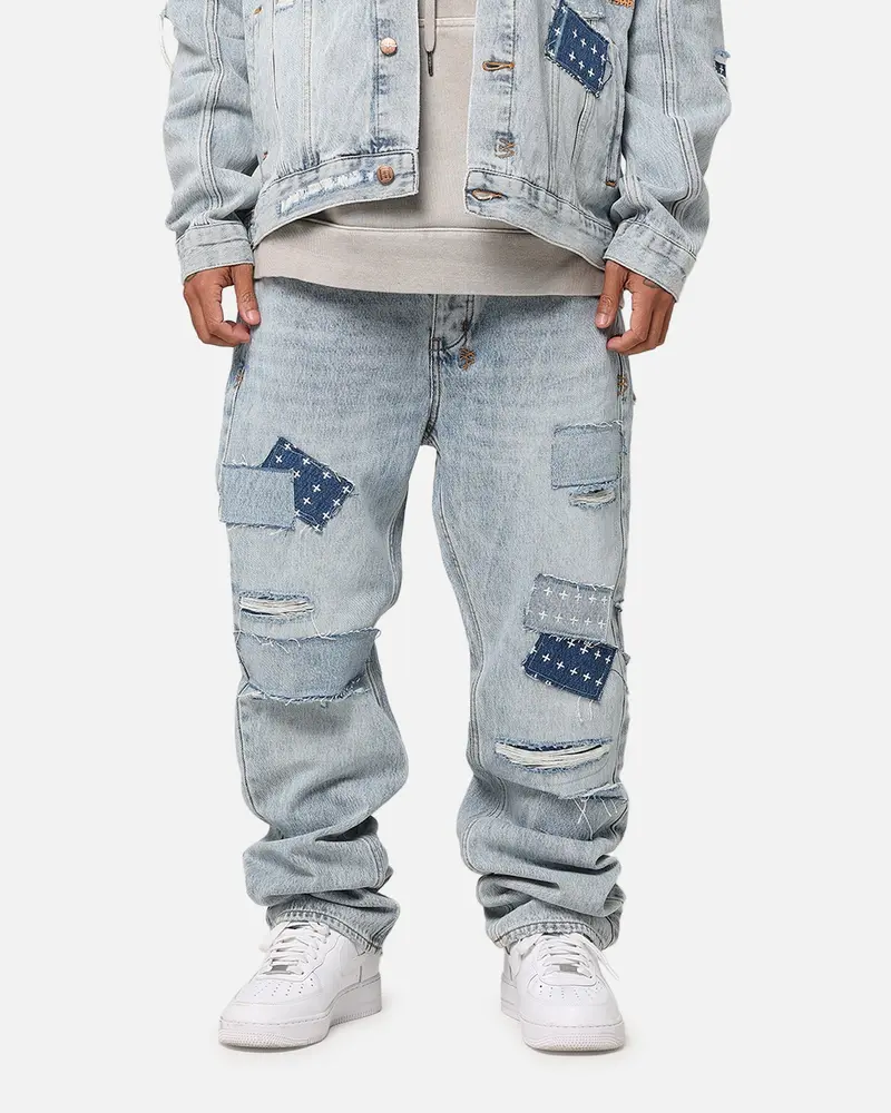 Ksubi X Patty Mills Collab Collection Anti K Mills Repair Denim Jeans Denim 1