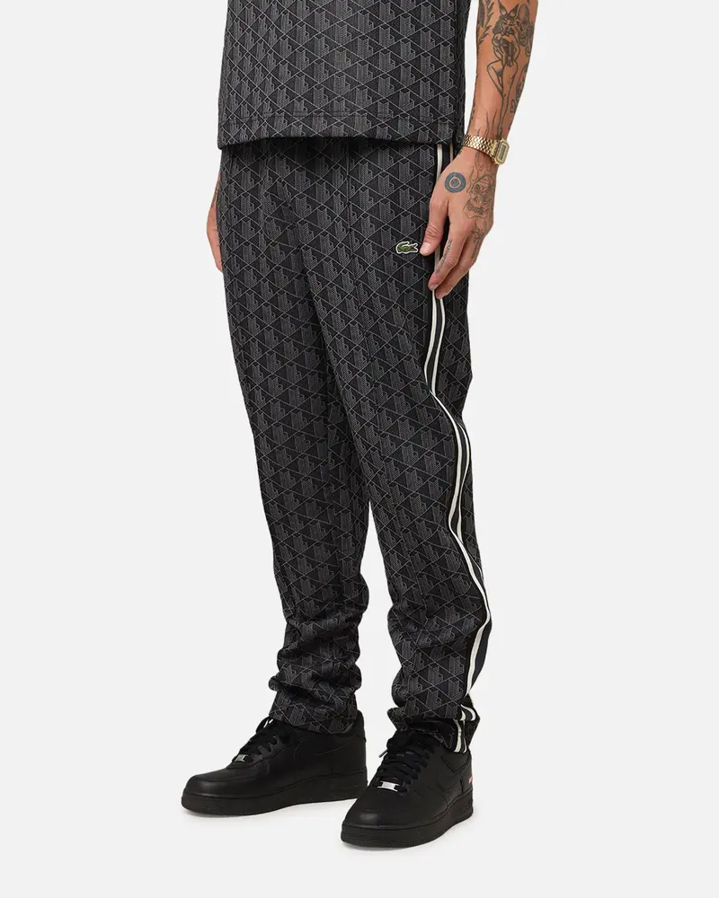 Lacoste Core Originals Monogram Track Pants Black/Graphite 1