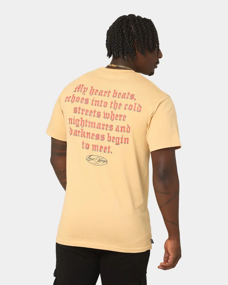 Last Kings Darkness Short Sleeve T-Shirt Sand 1