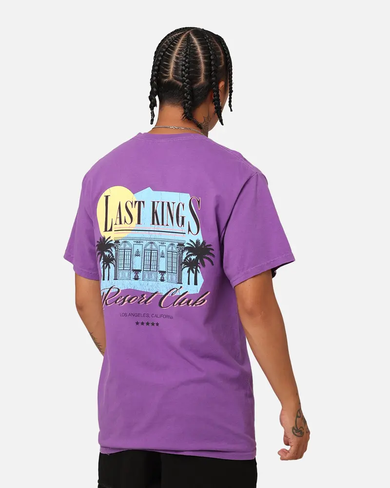Last Kings Resort Club T-Shirt Purple 1