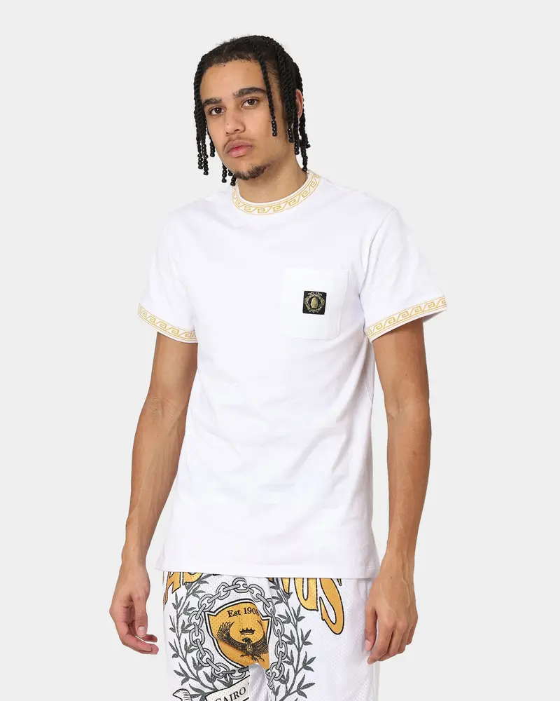 Last Kings Territorial Rib Short Sleeve T-Shirt White 1