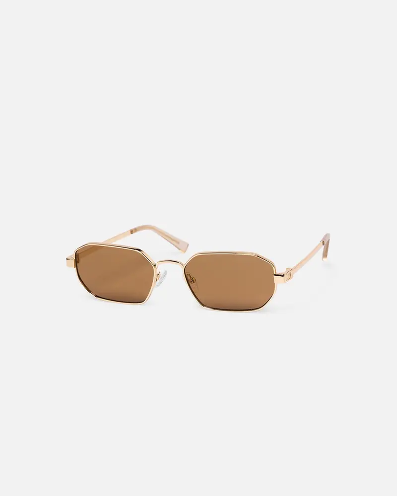 Le Specs Mythic Sunglasses Gold/Brown 1