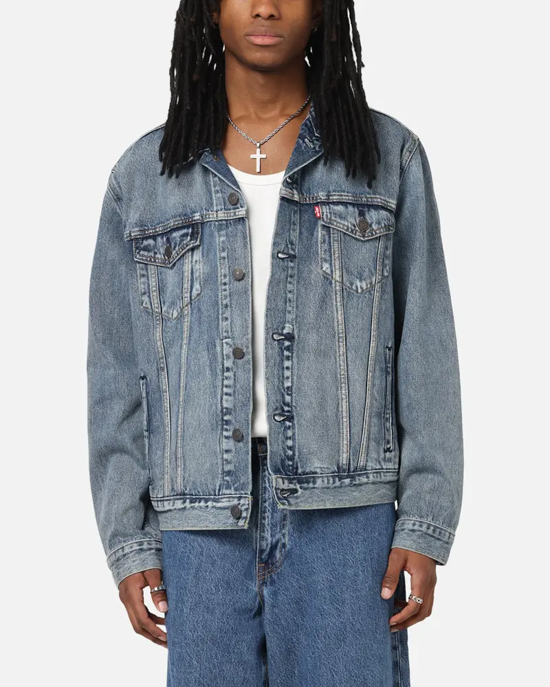 Levi Strauss And Co Denim Trucker Jacket Sky 1